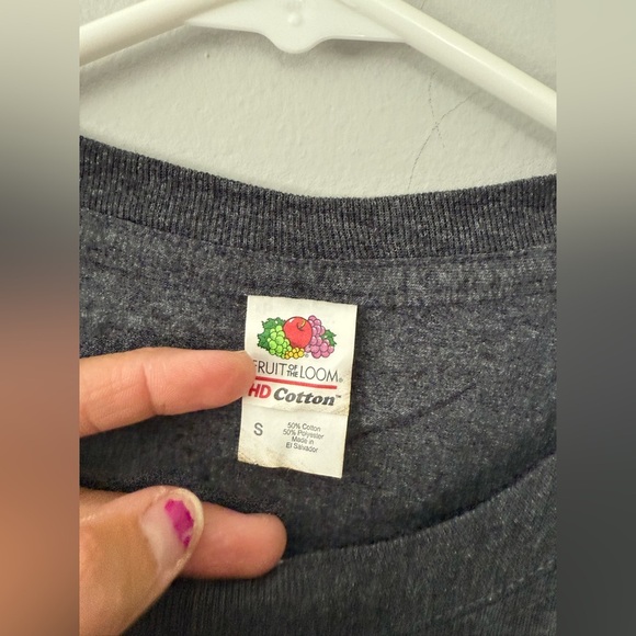 Great Smoky Mountains Bear Graphic T-shirt Gray Orange Blue Hippie Size S - Picture 3 of 5